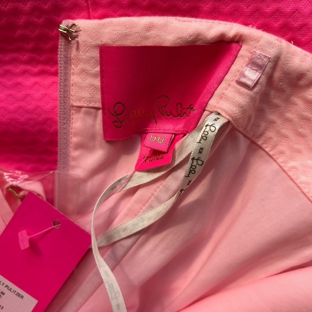 Lilly Pulitzer Pink and White Mini Dress - Picture 7 of 12